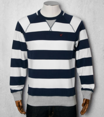 Lyle & Scott Stripe Crew Sweat
