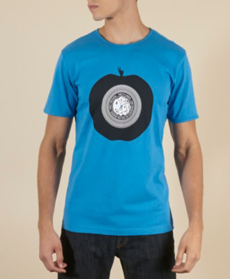 Pretty Green Record Print T-Shirt - Exclusive