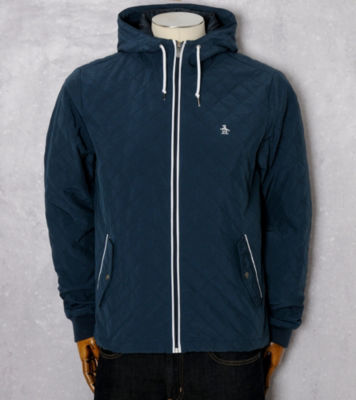 Original Penguin Quilted Hooded Ratner Jacket - Exclusive