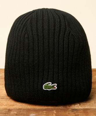 Lacoste Ribbed Beanie