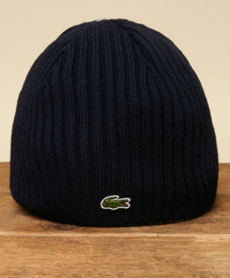 Lacoste Ribbed Beanie