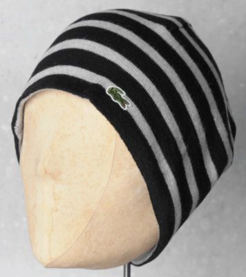 Lacoste Reversible Stripe Beanie