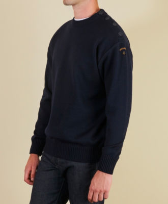 Paul and Shark Button Shoulder Knit