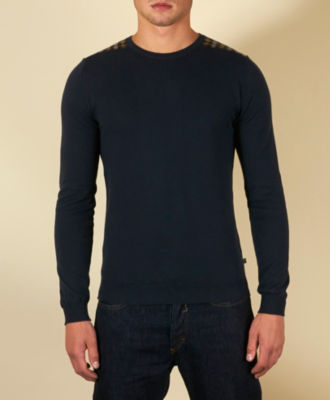 Aquascutum Check Shoulder Knit