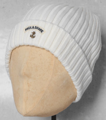 Paul and Shark Ribbed Beanie