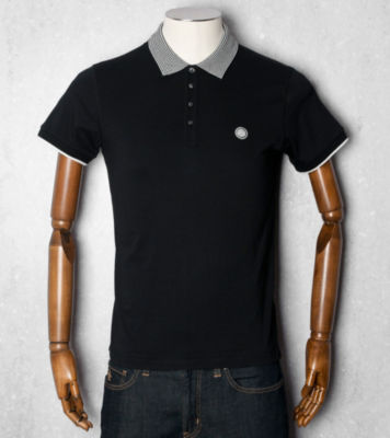 Pretty Green Optical Collar Polo Shirt