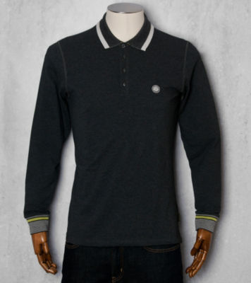 Pretty Green Under Collar Striped Polo Shirt - Exclusive