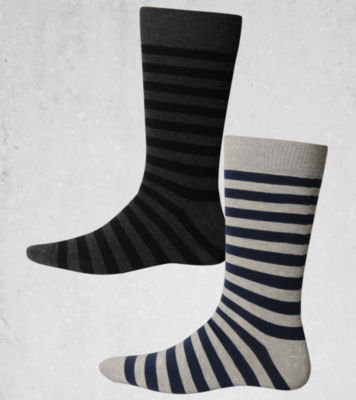 Duffer of St George Hillbill 2 Pack Socks- Exclusive