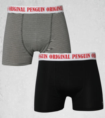 2 Pack of Boxers Black/Cream