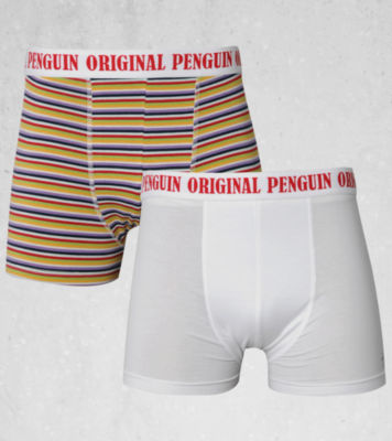 2 Pack of Boxers White/Multi