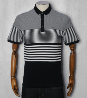 Lacoste Graduated Stripe Polo Shirt