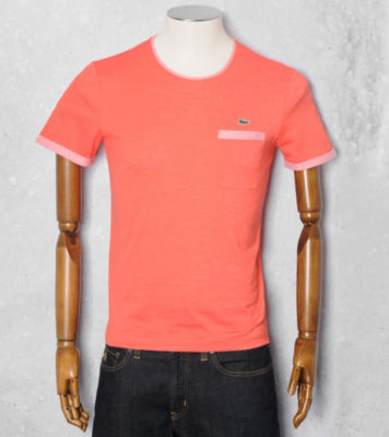 Lacoste Contrast Trim Pocket T-Shirt