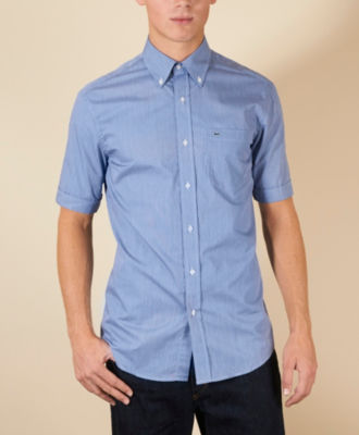 Lacoste End on End Short Sleeved Shirt