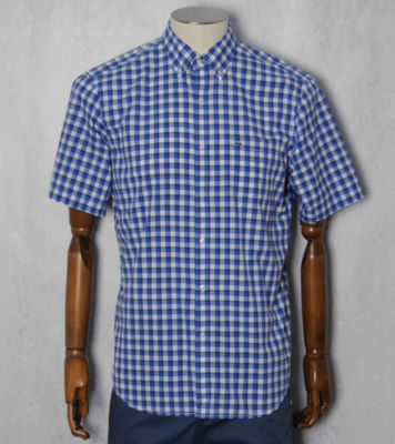 Lacoste Block Check Short Sleeved Shirt