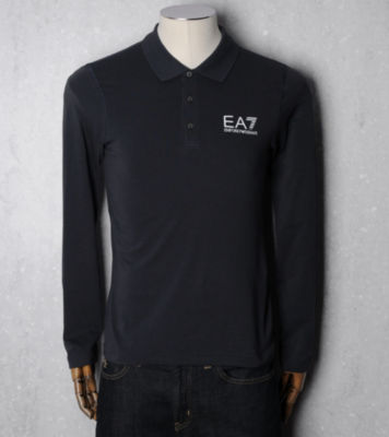 Emporio Armani EA7 Train Core Long Sleeve Polo Shirt