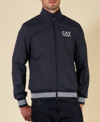 Emporio Armani EA7 Striped Cuff Windproof Jacket