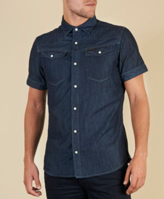 G-STAR Tailor Denim Short Sleeve Shirt