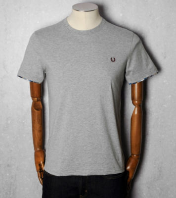 Fred Perry Tartan Trim T-Shirt