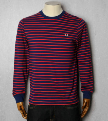 Fred Perry Long Sleeve Stripe T-Shirt