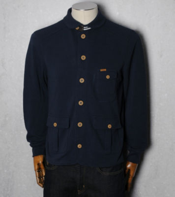Duck and Cover Zokora Pique Button Sweat
