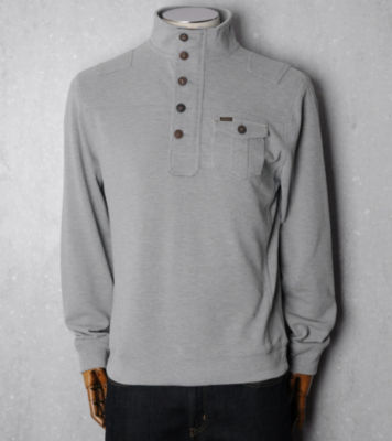 Duck and Cover Elijah Half Botton Sweat