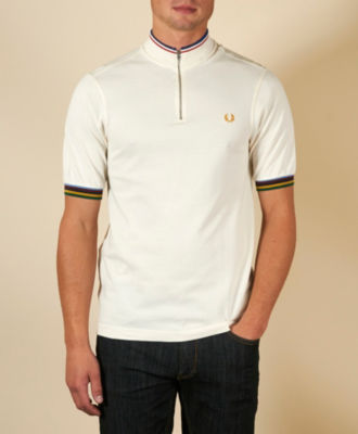 Fred Perry Bradley Wiggins Tipped Cycling Polo Shirt