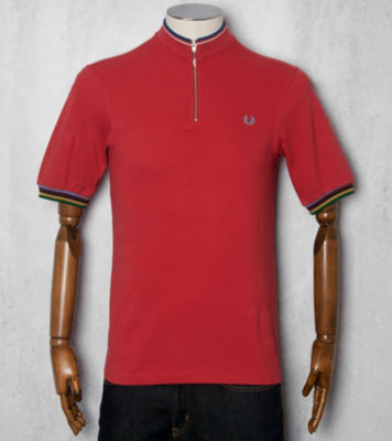 Fred Perry Bradley Wiggins Tipped Cycling Polo Shirt