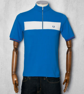 Fred Perry Bradley Wiggins Panel Cycling Polo Shirt