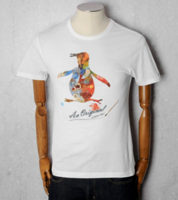 Original Penguin Brush Strokes T-Shirt