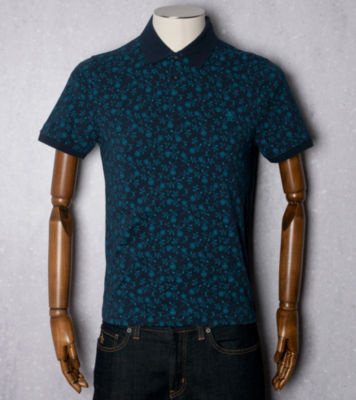 Original Penguin All Over Floral Print Polo Shirt