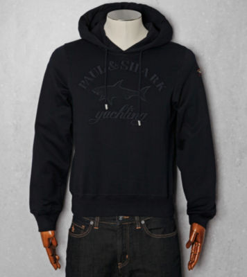 Paul and Shark Centre Logo Hood Sweat