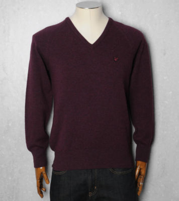 Lyle & Scott Lambswool V Neck Knit