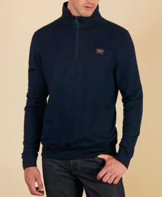 Paul and Shark Half Zip Pique Sweat