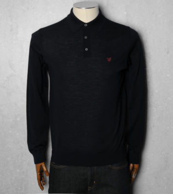Lyle & Scott Merino Knitted Polo