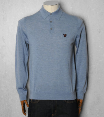 Lyle & Scott Merino Knitted Polo