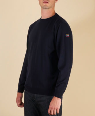 Paul and Shark Sleeve Badge Crew Knit