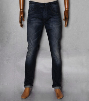 Denham Skin Double Ring Vintage Wash Jean- Long