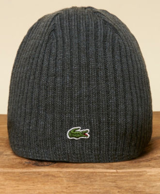 Lacoste Ribbed Beanie