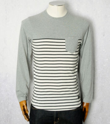 Maharishi Stripe Long Sleeved T- Shirt