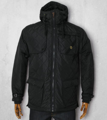 Mentals Quilt Jacket Black