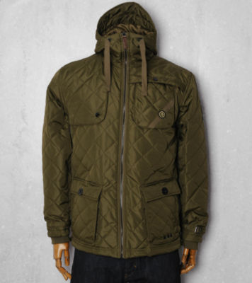 Mentals Quilt Jacket Khaki