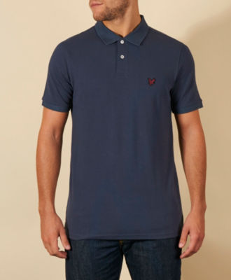 Pique Polo Shirt Navy