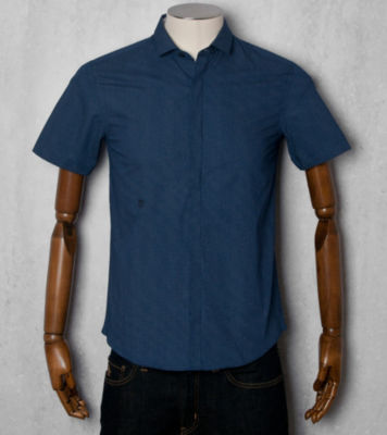 Peter Werth Lancaster Pin Dot Short Sleeved Shirt