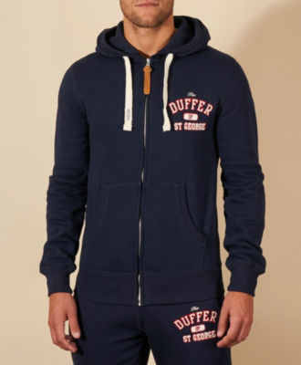 Duffer of St George New Standard Twill Full Zip Hoody - Exclusive
