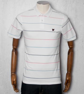 Lyle & Scott Oxford Fine Stripe Polo Shirt