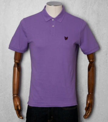 Pique Polo Shirt Lilac