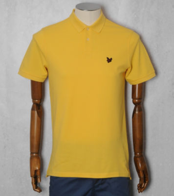 Pique Polo Shirt Yellow