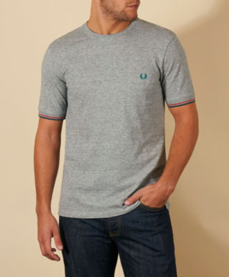 Fred Perry Pique Pocket Steel T-Shirt