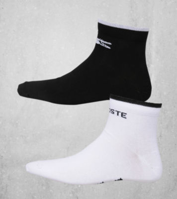Lacoste Croc 2 Pack Ankle Socks