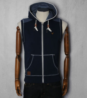Voi Jeans Sleeveless Ogden Full Zip Hoody